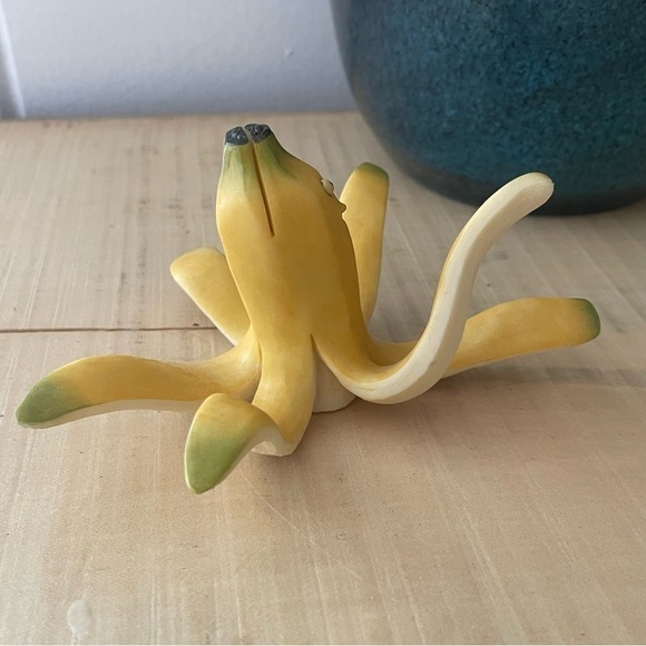 $49 SALE Enesco Home Grown 2005 Banana Octopus Recipe Holder Collectible Figure - Picture 3 of 6